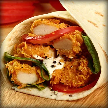 Peri Peri Grilled Wrap Meal from RFC Chicken and Ribs